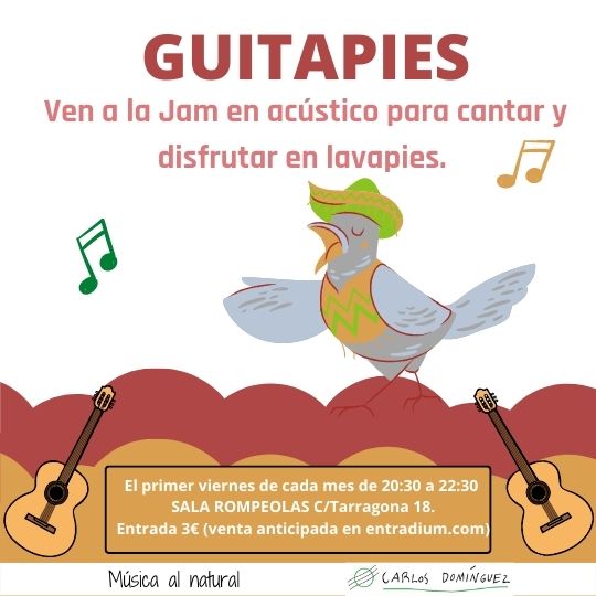 Quedar a tocar la guitarra en Madrid